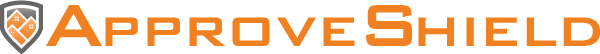Approve Sheild Logo Final Orange Text